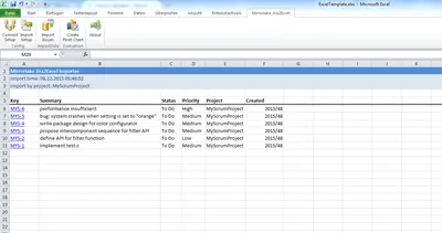 Mirrorlake Excel Importer — Atlassian plugin