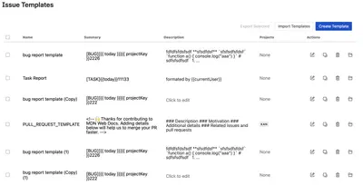 Modern Issue Templates for Jira — Atlassian plugin