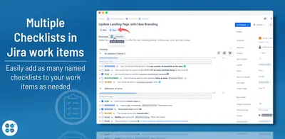 Multiple Checklists for Jira — Atlassian plugin