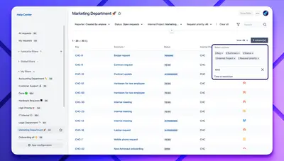 My Requests Extension for Jira Service Management — Atlassian plugin