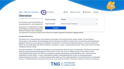 Next Generation Translator for Confluence — Atlassian plugin