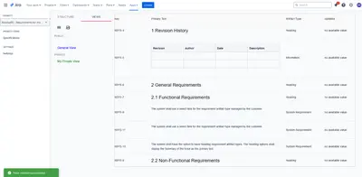 NSYS Requirements Management for Jira — Atlassian plugin