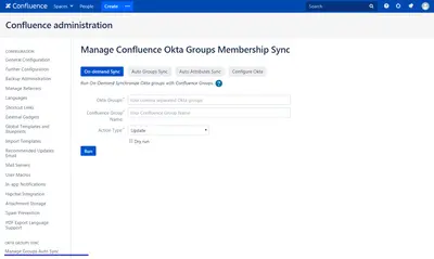 Okta Groups Sync for Confluence — Atlassian plugin