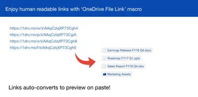 OneDrive & SharePoint for Confluence — Atlassian plugin