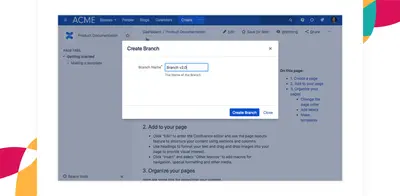 Page Branching - Agile Editing & Merging for Confluence — Atlassian plugin