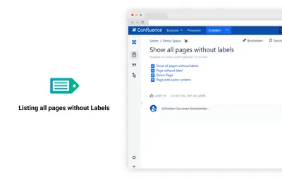 Page List - Show pages without label — Atlassian plugin