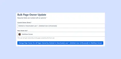 Page Owner Tools and Reports — Atlassian plugin