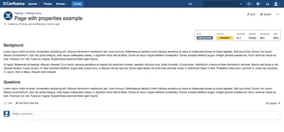 Page Properties Style Options for Server — Atlassian plugin