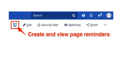 Page Reminders for Confluence — Atlassian plugin