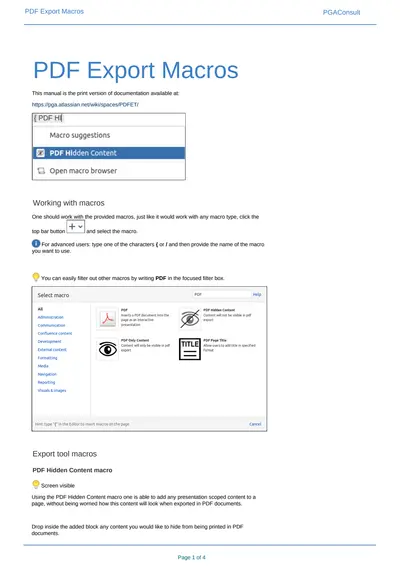 PDF Export Tools for Confluence Cloud — Atlassian plugin