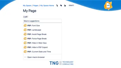 PDF Macros for Confluence — Atlassian plugin
