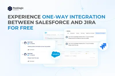 Peeklogic Connector for Salesforce and Jira — Atlassian plugin