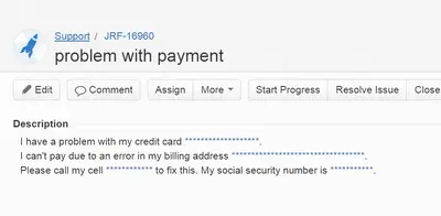 PII Protector for Jira — Atlassian plugin