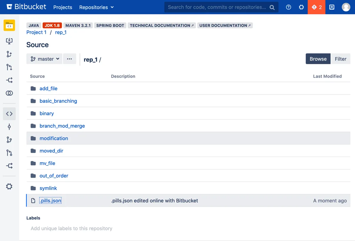 Pills for Bitbucket — screenshot from the Atlassian Marketplace listing