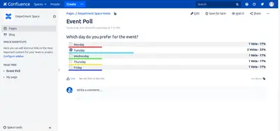 Polls and Questions For Confluence — Atlassian plugin