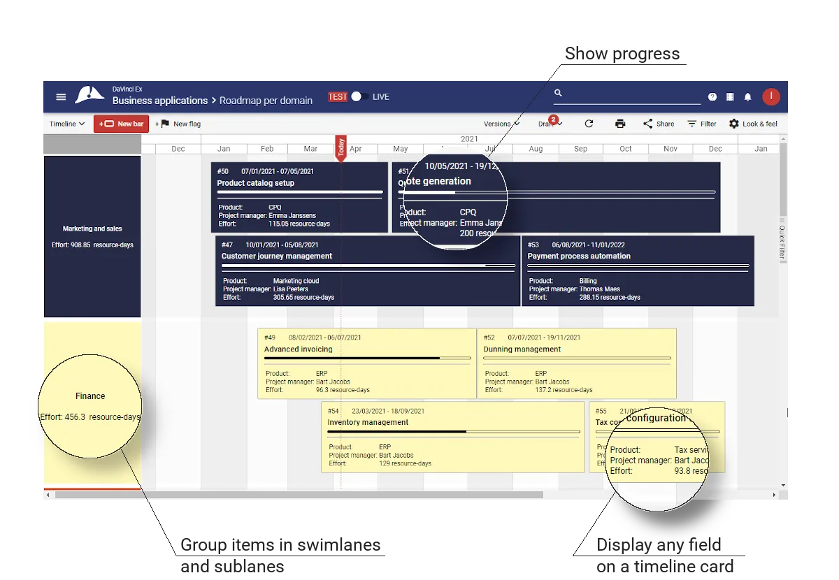Portfoleon Connect — screenshot from the Atlassian Marketplace listing