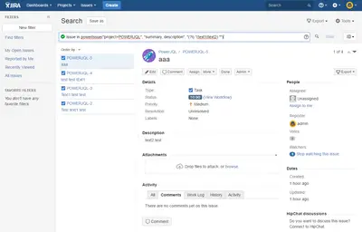 Power JQL: Extended Search Functions — Atlassian plugin