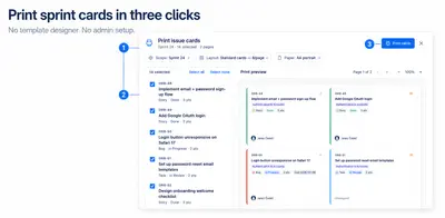 Print Cards - Print Issues & Work Items for Jira — Atlassian plugin