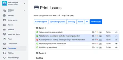 Print Issues in Jira — Atlassian plugin