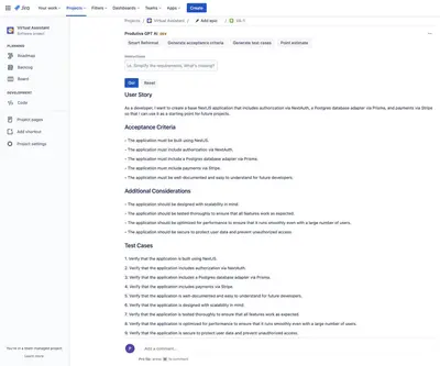 Produtiva GPT AI Assistant for Jira — Atlassian plugin