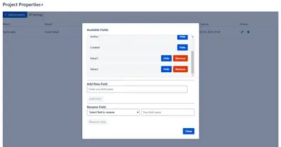 Project Properties & Attributes for Jira — Atlassian plugin
