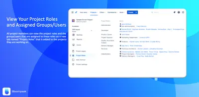 Project Roles - Groups and Users — Atlassian plugin