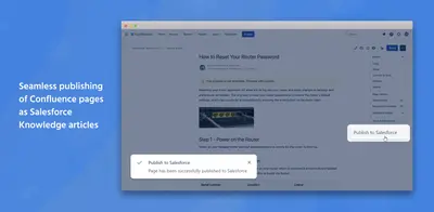 Publisher for Confluence Cloud to Salesforce — Atlassian plugin