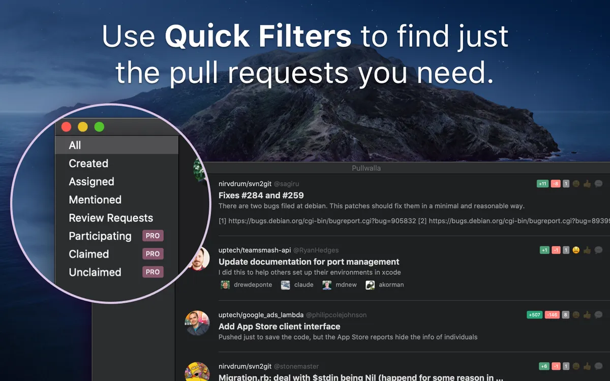 Pullwalla — screenshot from the Atlassian Marketplace listing