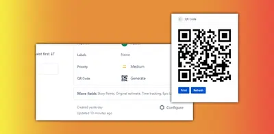 QR Code Generator - issue link, key or field — Atlassian plugin