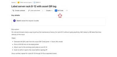 QR for Jira — Atlassian plugin