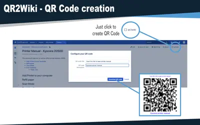 qr2page (Create printable QR Codes for Pages) — Atlassian plugin