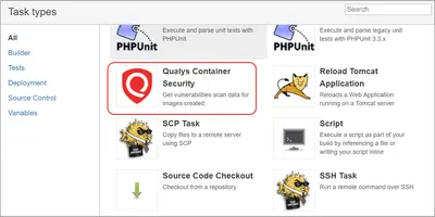 Qualys Container Scanning Connector — Atlassian plugin