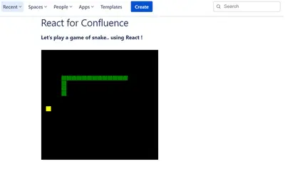 React for Confluence — Atlassian plugin