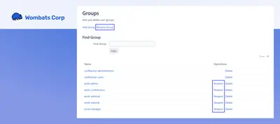Rename Group in Confluence — Atlassian plugin