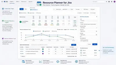 Resource Planner & Time Logger for Jira — Atlassian plugin