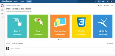 Responsive Carousel — Atlassian plugin