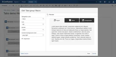 Responsive tabs — Atlassian plugin