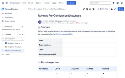 Reviews For Confluence — Atlassian plugin