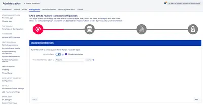SAFe EPIC to Feature Translator for Jira — Atlassian plugin