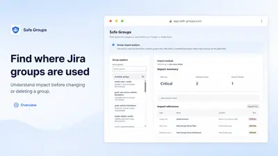 Safe Groups for Jira Cloud — Atlassian plugin