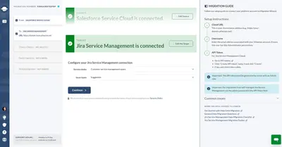 Salesforce to Jira Service Management AI-first Import — Atlassian plugin