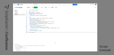 ScriptGenie for Confluence — Atlassian plugin