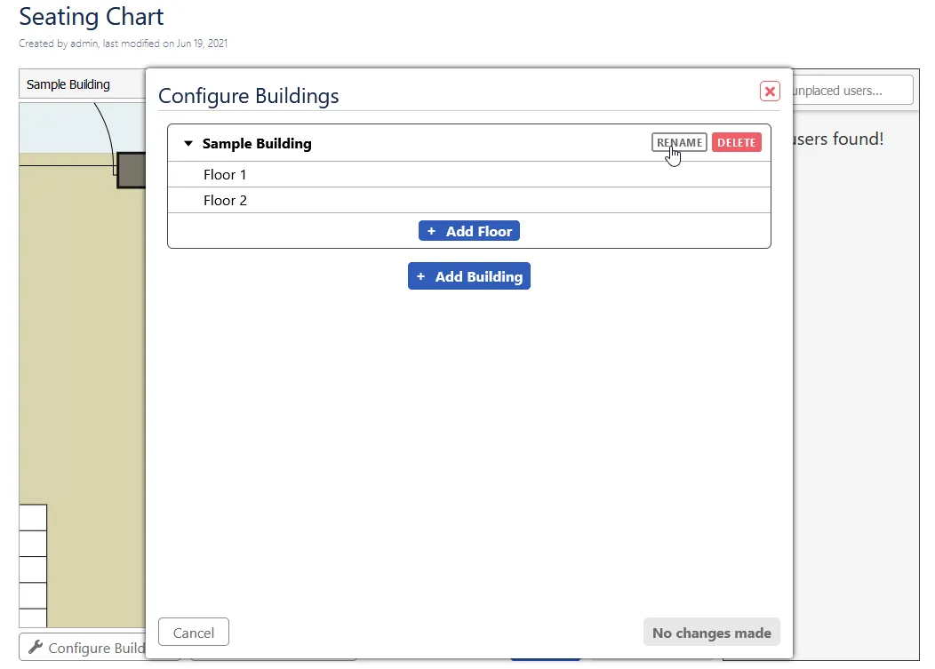 Seating Chart for Confluence Cloud — screenshot from the Atlassian Marketplace listing