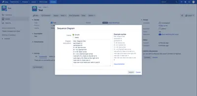 Sequence Diagrams for Jira — Atlassian plugin