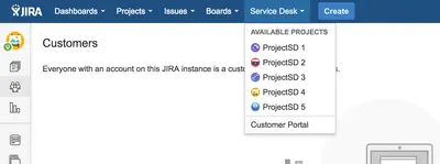 Service Desk/Management Menu for Jira — Atlassian plugin