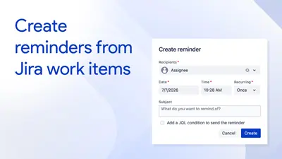 Simple Reminder – Email Notifications — Atlassian plugin