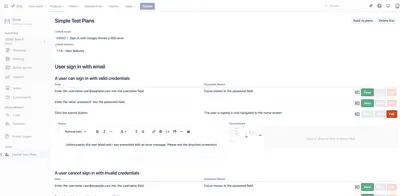 Simple Test Plans — Atlassian plugin