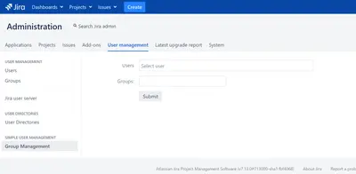 Simple User Management — Atlassian plugin
