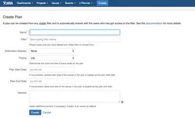 Simplified Planner for Jira — Atlassian plugin