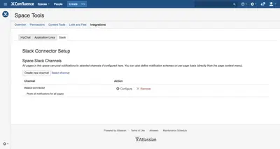 Slack Connector for Confluence — Atlassian plugin
